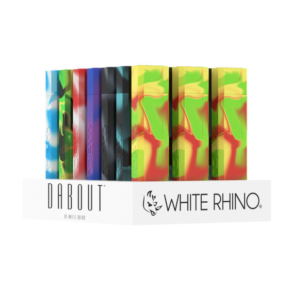 White Rhino Dab Out Original Pyrex - Assorted Colors 21CT Display
