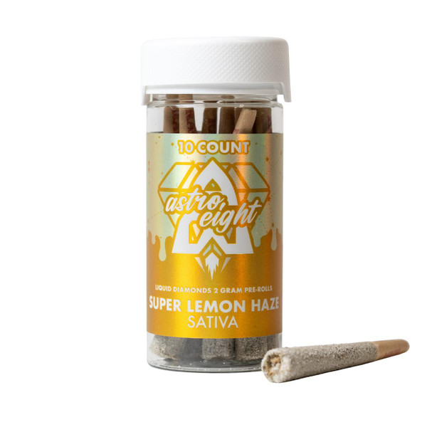 Astro Eight THC-P Liquid Diamonds Pre-Roll - 10PK Super Lemon Haze