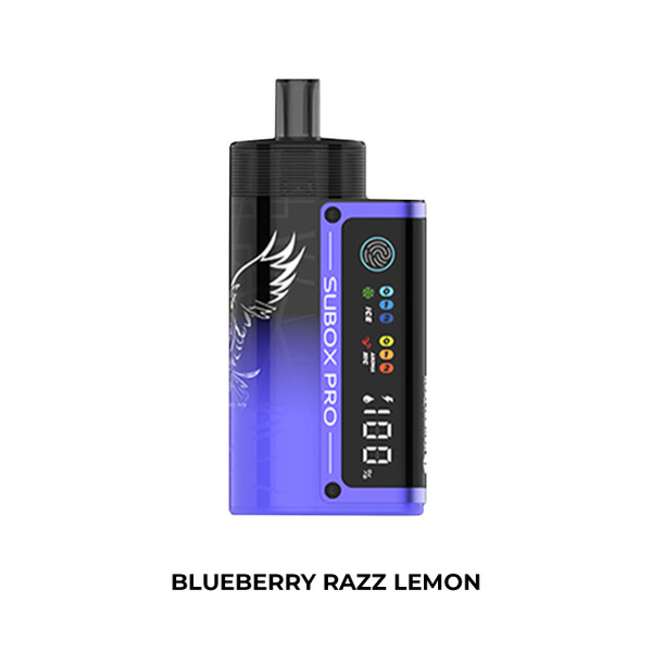 Kanger SUBOX PRO AI NIC+ICE+AROMA CONTROL 50K Puff Disposable BLUEBERRY RAZ LEMON