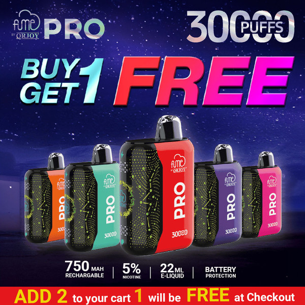 FUME Pro Disposable (30000 Puffs) - Buy 1 Get 1 Free