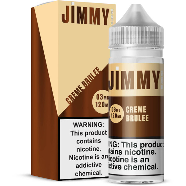 Jimmy The Juice Man 120ml E-Juice Creme Brulee 3mg