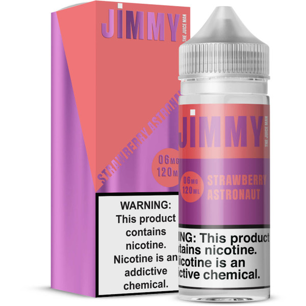 Jimmy The Juice Man 120ml E-Juice Strawberry Astronaut 6mg