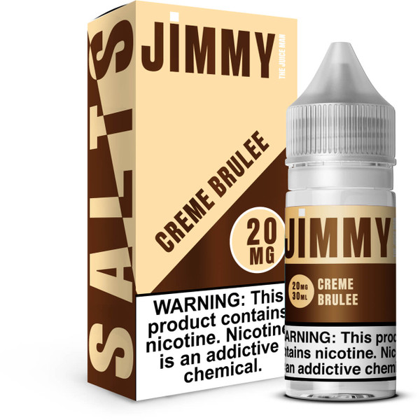 Jimmy The Juice Man 30ml Salt E-Juice Creme Brulee