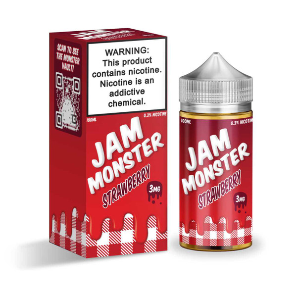 Strawberry Jam E-Liquid 100ml by Jam Monster