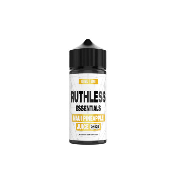 Ruthless Essentials Maui Pineapple Juice On Ice 100ml E-Juice