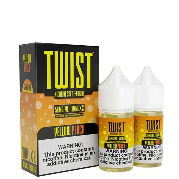 Twist E-Liquids Yellow Peach 60ml Salt E-Juice