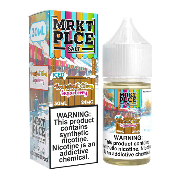 MRKTPLCE Iced Grapefruit Citrus Sugarberry Salt Nic 30ml E-Juice