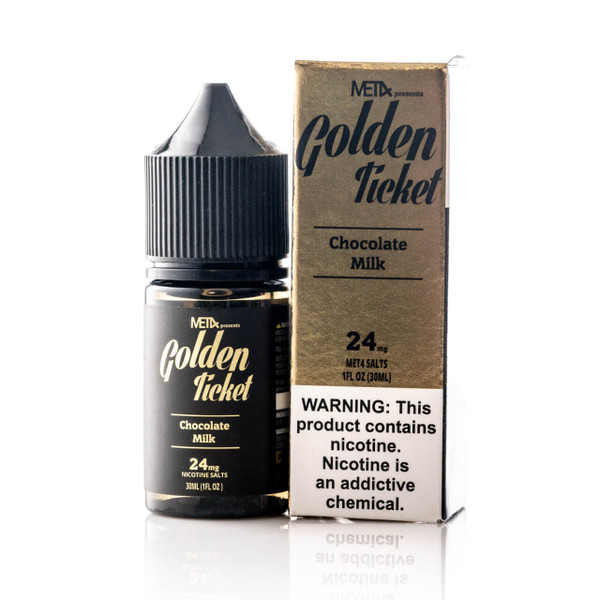 Met4 Salt 30ml E-Juice 24MG GoldenTicket