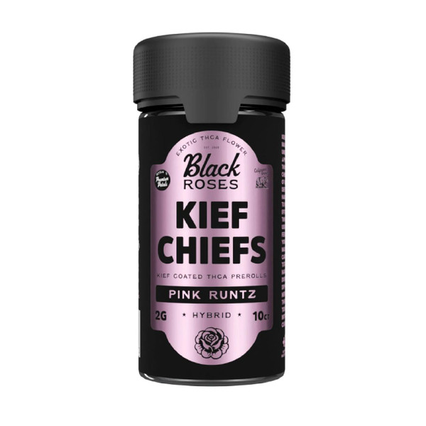 Black Roses KIEF CHIEFS THCA Prerolls 2G - 10CT Pink Runtz