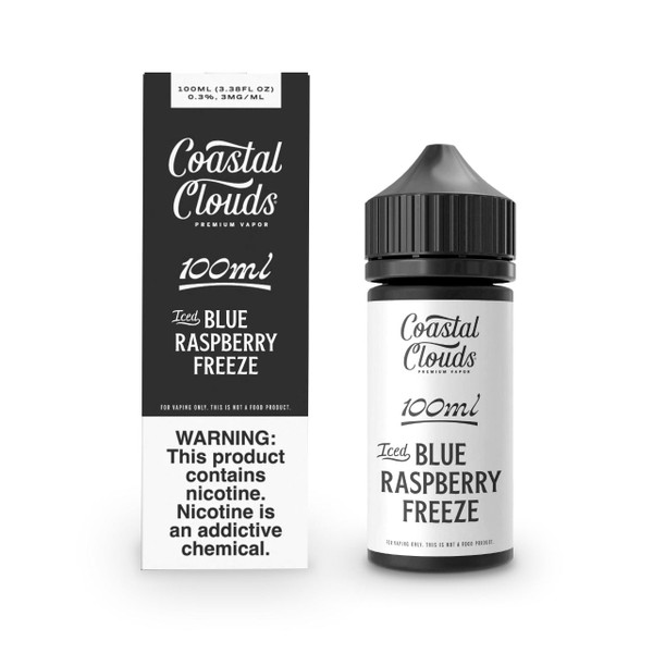 Coastal Clouds Iced Blue Raspberry Freeze 100ml E-Juice