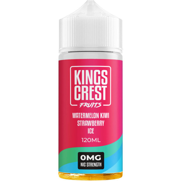 King's Crest Fruits Watermelon Kiwi Strawberry Ice 120ml E-Juice