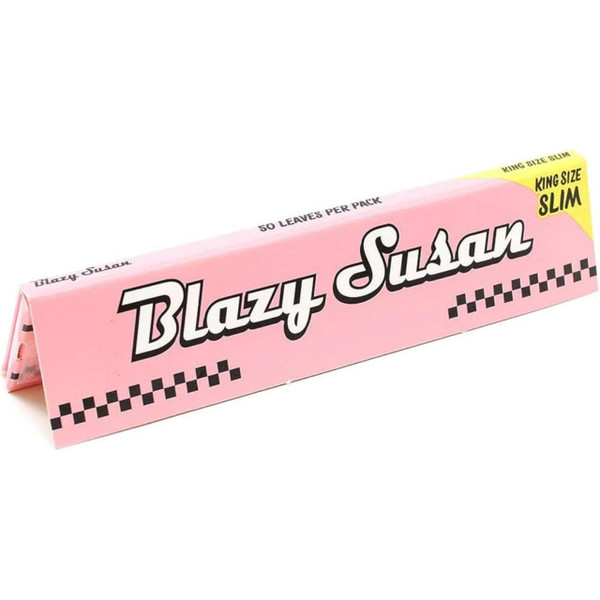 Blazy Susan Pink Rolling Papers 1PK King Size Slim