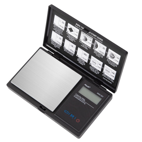 AWS Digital Pocket Scale 500G Black