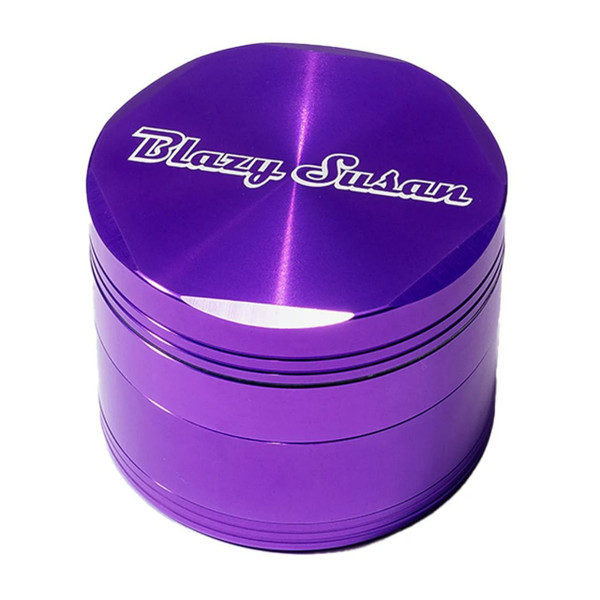 Blazy Susan 4 Piece Aluminum Grinder Purple