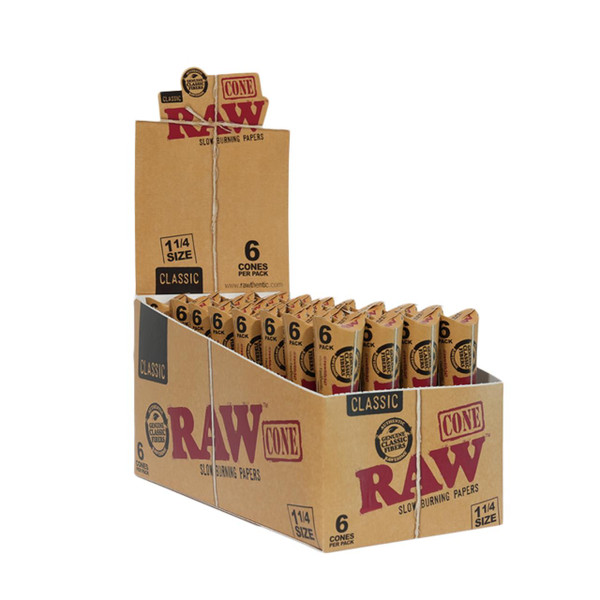 RAW Cones - 1-1 4 Pack of 32-CLassic