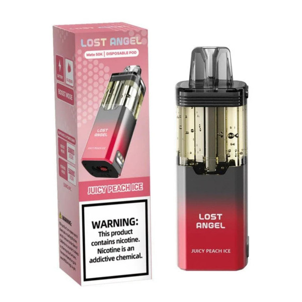Lost Angel Mate 50K Puff Disposable Pod Juicy Peach Ice