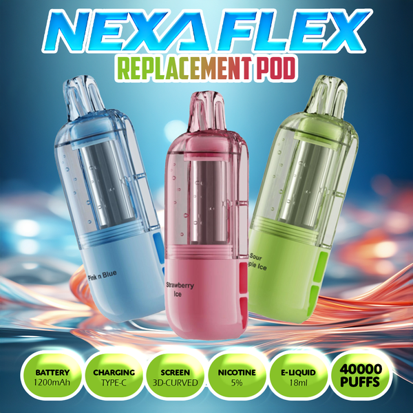 Nexa Flex Crystal 40K Replacement Pod Cartridge Nexa Flex Crystal 40K Replacement Pod Cartridge