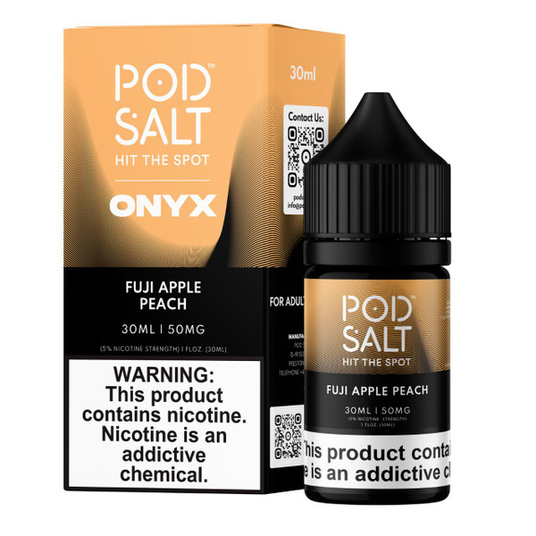 Pod Salt Onyx Fuji Apple Peach 30ml Salt E-Juice
