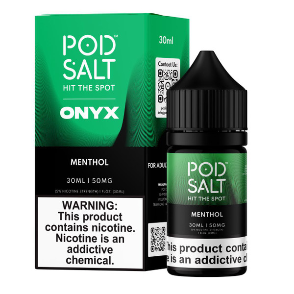 Pod Salt Onyx Menthol 30ml Salt E-Juice