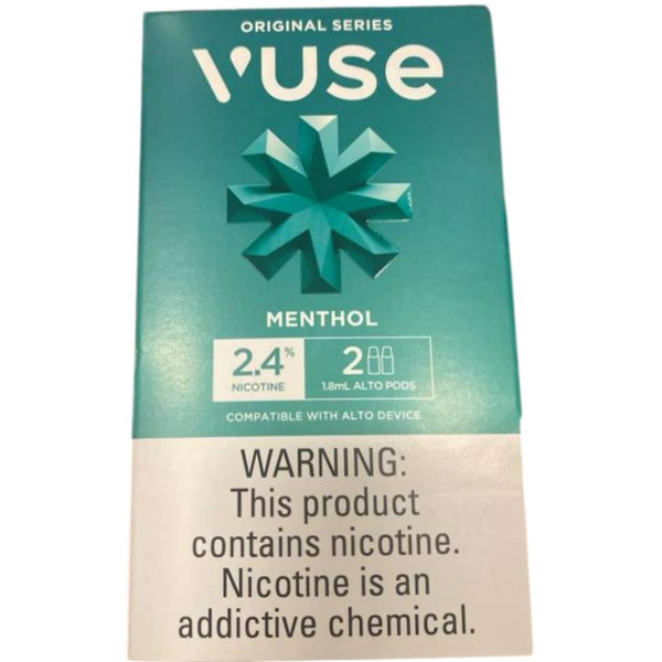 Vuse Alto Prefilled Replacement Pod 1.8ML - 2.4% - Pack of 2 Menthol