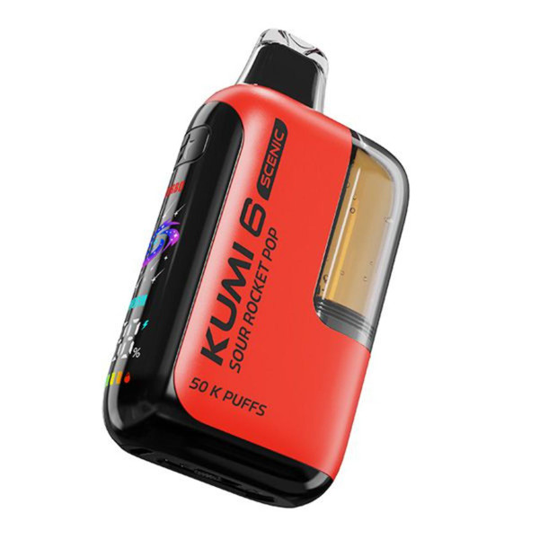 KUMI 6 Scenic 50K Puff Disposable-Sour Rocket Pop