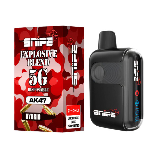 Snipe THCP Explosive Blend Disposable 5G AK47 Hybrid