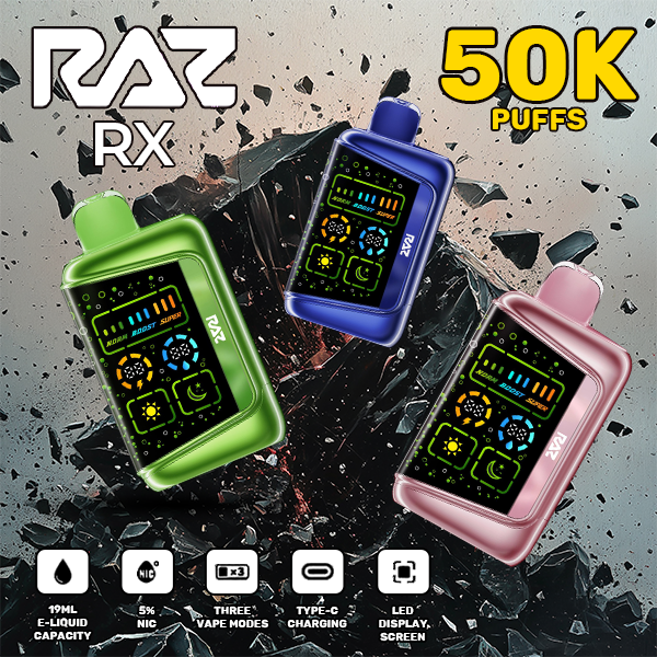  Raz RX Disposable (50000 Puffs)