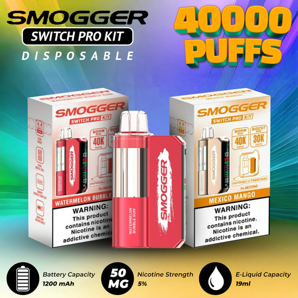 Smogger Switch Pro Kit Disposable (40000 Puffs)
