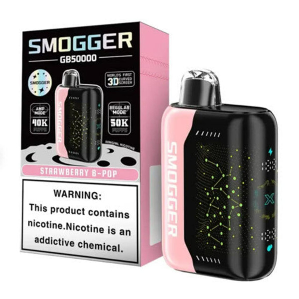 Smogger GB50000 Puff Disposable Strawberry B-POP