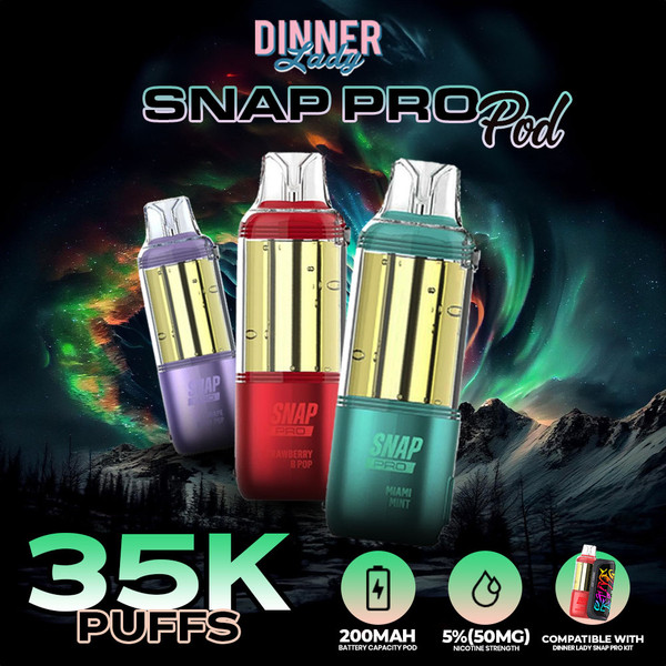 Dinner Lady Snap Pro 35K Replacement Pod Cartridge