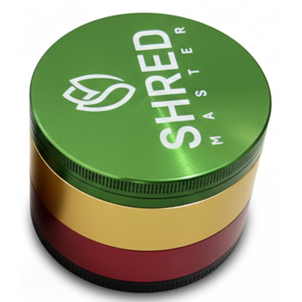 Shred Master 4PC Metal Large Rasta