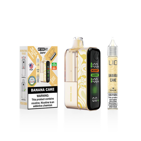 IJoy XP100K Puff Disposable Kit 15ml Bottle-Banana cake