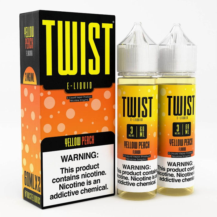 Twist E-Liquids Yellow Peach 120ml E-Juice