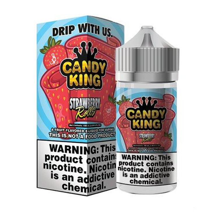 Strawberry Rolls E-Liquid 100ml by Candy King eJuice
