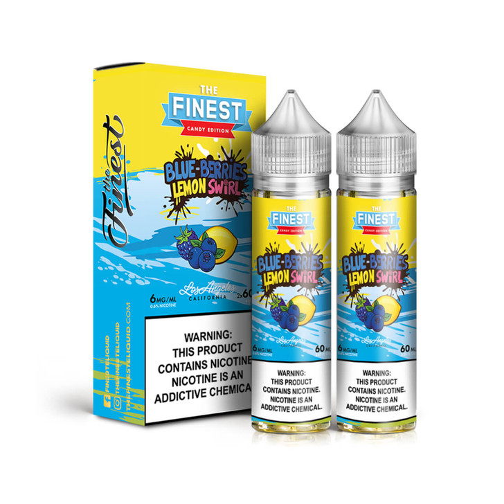 The Finest Candy Edition Blue Berries Lemon Swirl 2 x 60ml E-Liquid 6mg