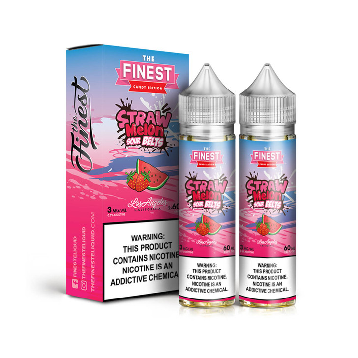 The Finest Candy Edition Straw Melon Sour 2 x 60ml E-Liquid 3mg