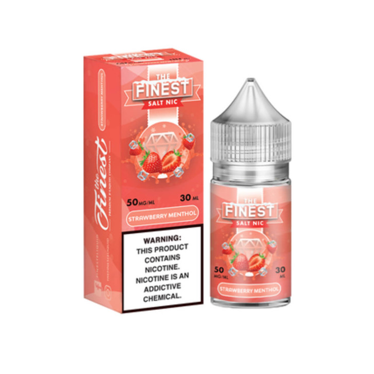 The Finest SaltNic Series Strawberry Menthol 30ml E-Liquid