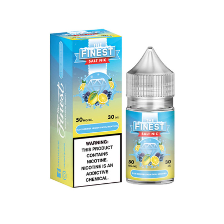 The Finest SaltNic Series Blue Berries Swirl Menthol 30ml E-Liquid