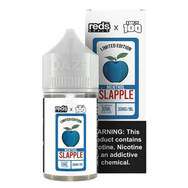 Red's Apple X Keep it 100 Slapple Menthol Salt 30ml E-Juice