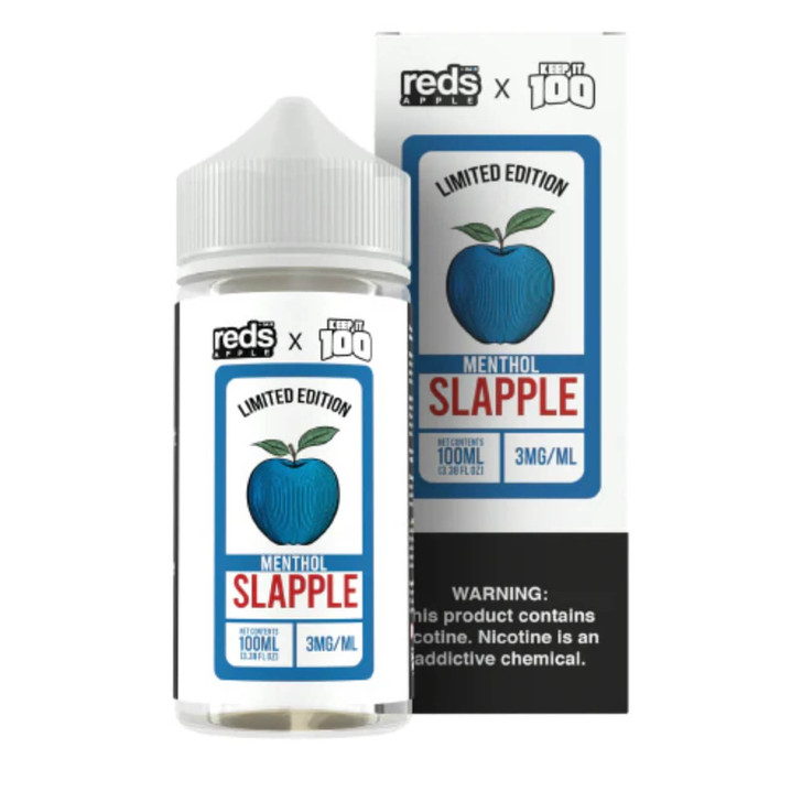 Red's Apple X Keep it 100 Slapple Menthol 100ml E-Juice