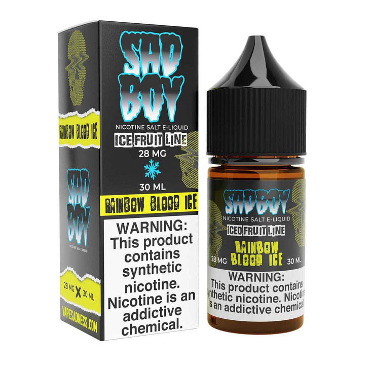 SadBoy Iced FruitLine Rainbow Blood Ice Synthetic Nicotine 30ml Salt E-Juice