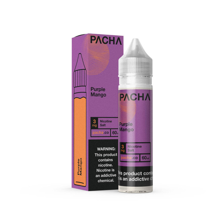 Pacha Purple Mango Synthetic Nicotine 60ml E-Juice 3mg