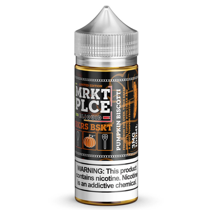 MRKTPLCE BKRS BSKT Pumpkin Biscotti 100ml E-Juice