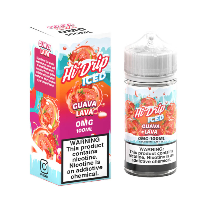 Hi-Drip Iced Guava Lava 100ml E-Juice