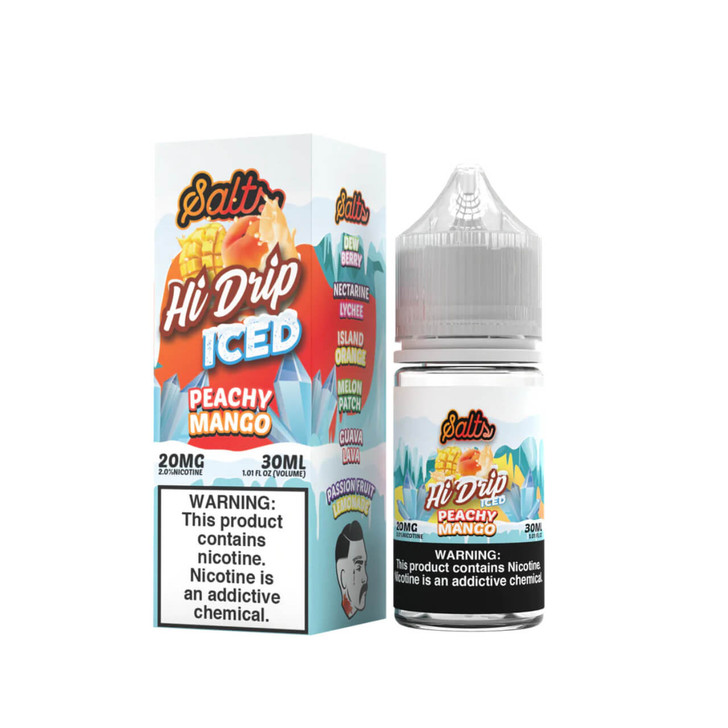 Hi-Drip Salts Iced Peachy Mango 30ml E-Juice