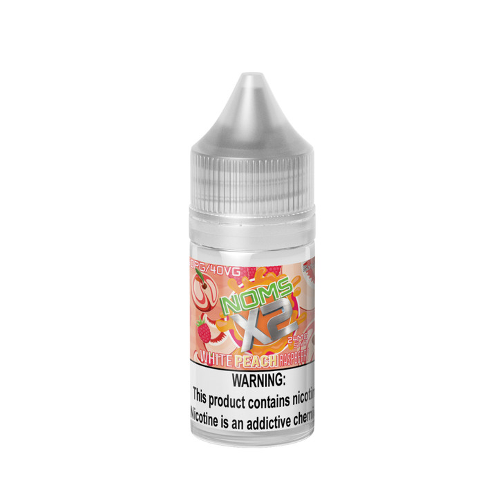 Noms X2 Salt White Peach Raspberry 30ml E-Juice