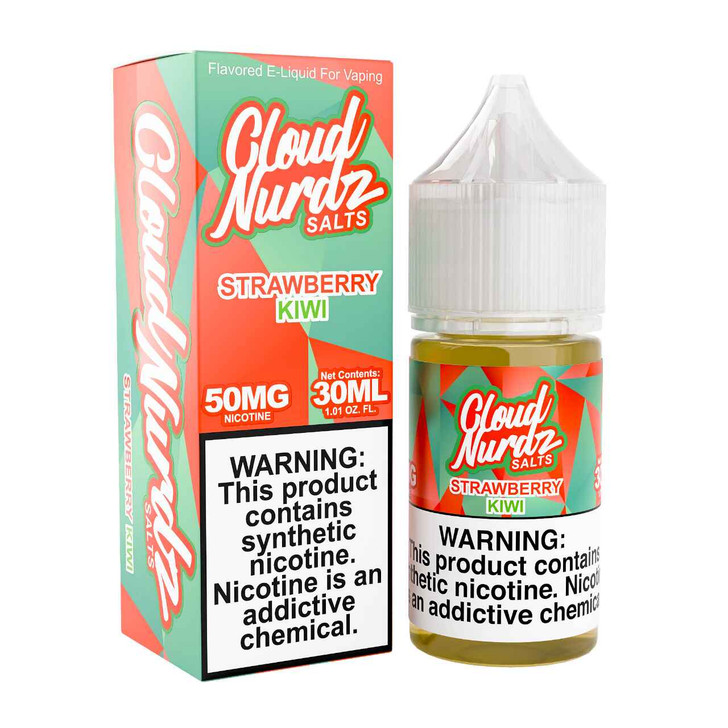 Cloud Nurdz Salts Strawberry Kiwi Synthetic Nicotine 30ml E-Juice 50mg.jpg
