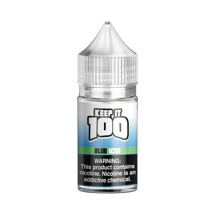Keep it 100 Blue Iced Salt Synthetic Nicotine 30ml E-Juice