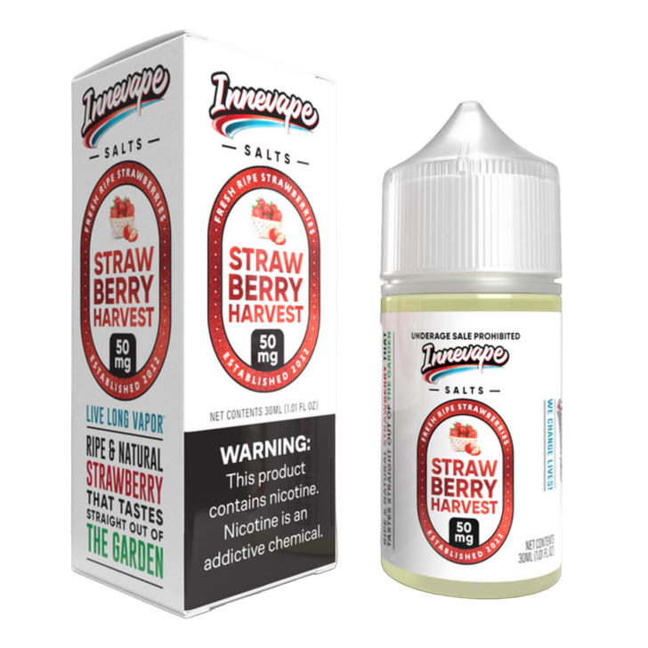 Innevape Strawberry Harvest Salts 30ml E-Juice