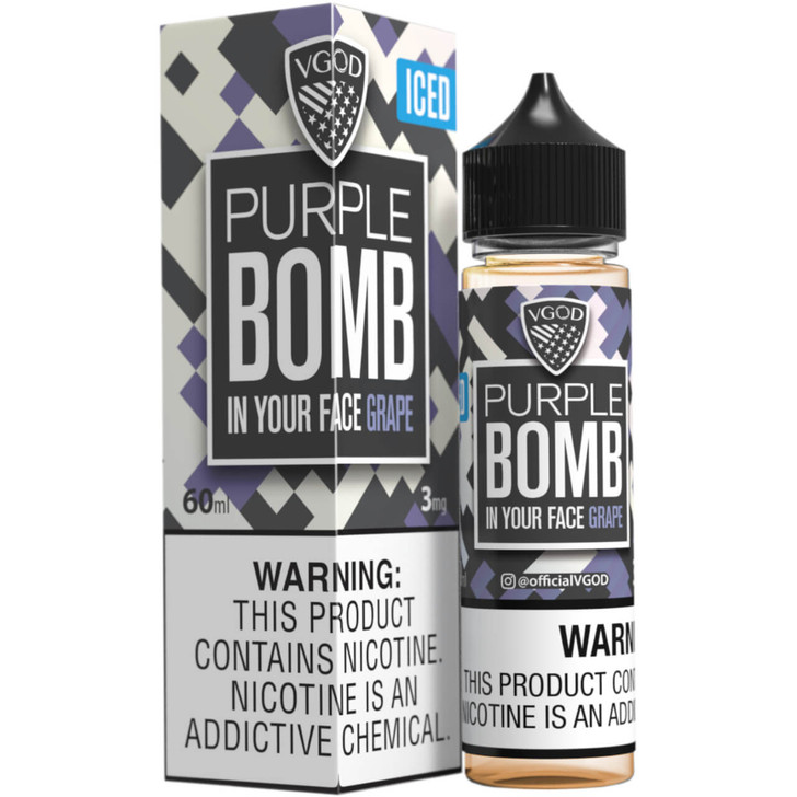 VGOD Iced Purple Bomb 60ml E-Juice 3mg